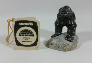 1983 Daniel Sala Hand Carved Inuit Marble Sculpture