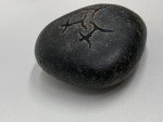Inuit Stone Roundel: Hunters and Dancers Carving