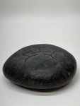 Inuit Stone Roundel: Hunters and Dancers Carving