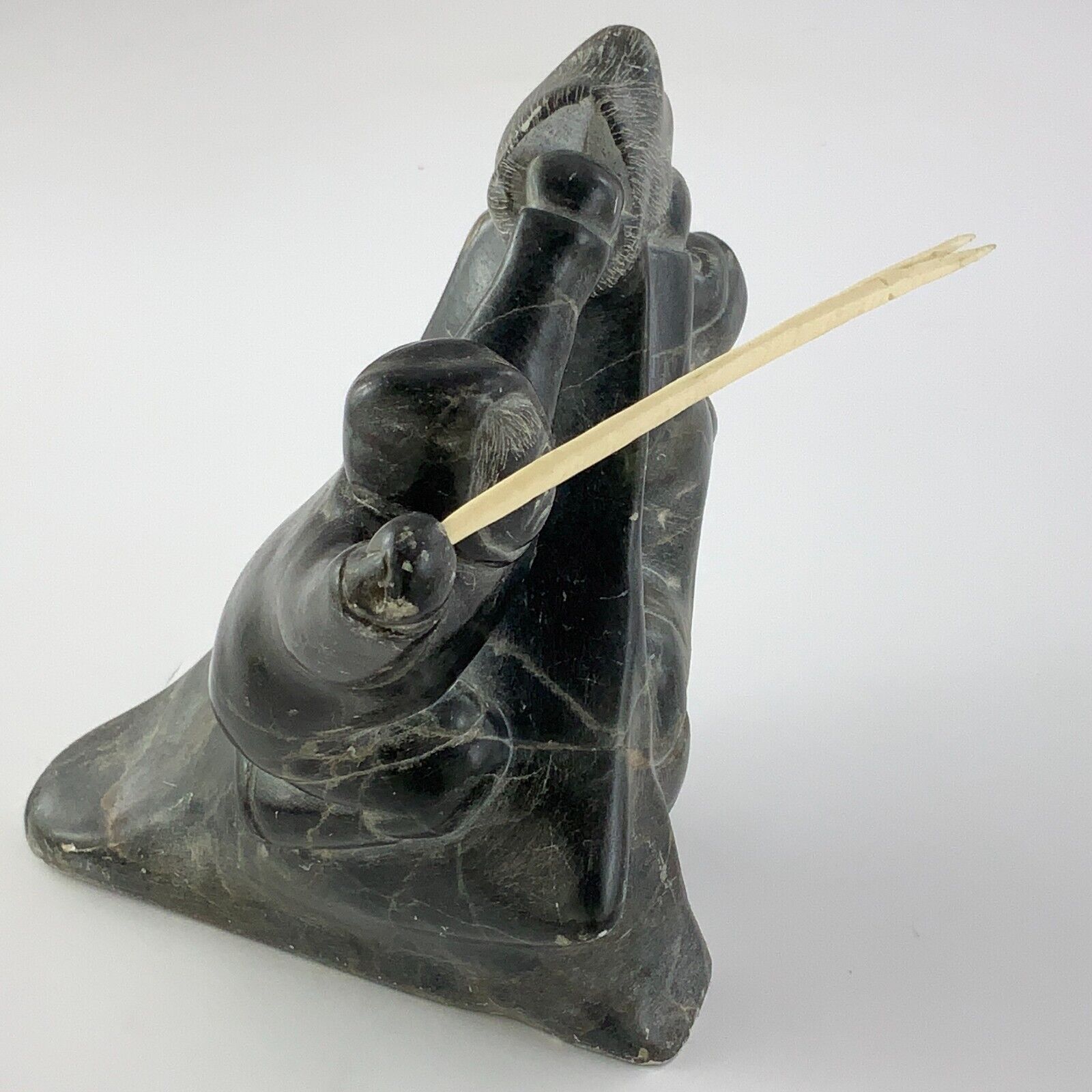 Soapstone Carving - Lucassie Amamatuak Junior 1978