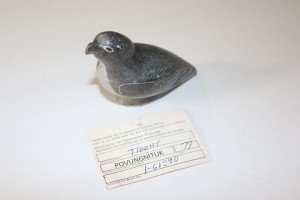 1977 "Timothy" Hand-Carved Stone Bird Sculpture