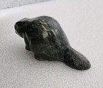 Signed 6" Inuit Carved Beaver by Thorn