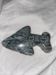 Vintage Signed Soapstone Whale Inuit Carving 4”