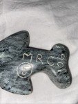 Vintage Signed Soapstone Whale Inuit Carving 4”