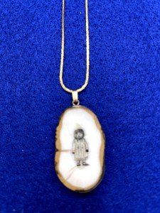 Eskimo Carving on Deer Antler with Clasp