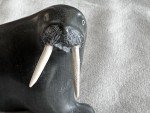 Walrus Inuit Carving - Sanikiluaq Design