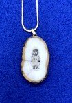 Eskimo Carving on Deer Antler with Clasp