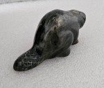 Signed 6" Inuit Carved Beaver by Thorn