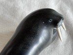 Walrus Inuit Carving - Sanikiluaq Design