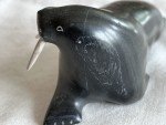 Walrus Inuit Carving - Sanikiluaq Design