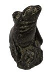 Handmade Inuit Soapstone Seals - Mom and Baby