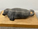 Inuit Soapstone Seal Animal Carving
