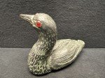 Hand-Carved Jolin Inuit Waterfowl Sculpture