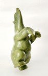 Cape Dorset Dancing Polar Bear Inuit Carving
