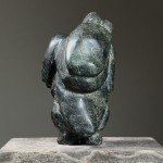 Hand-Carved Inuit Serpentine Marble Figurine