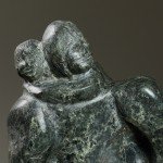 Hand-Carved Inuit Serpentine Marble Figurine