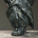 Hand-Carved Inuit Serpentine Marble Figurine