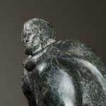 Hand-Carved Inuit Serpentine Marble Figurine