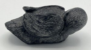 Inuit Soapstone Duck Sculpture - Handmade Original