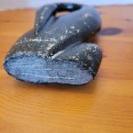 Hand Carved Soapstone Heron Bird Sculpture