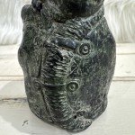 Inuit Stone Carving: Mother and Child Figurine