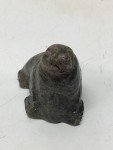 Inuit Soapstone Walrus Carving by Luke