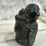 Inuit Stone Carving: Mother and Child Figurine