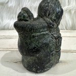 Inuit Stone Carving: Mother and Child Figurine