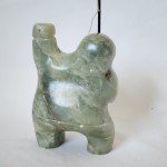 Inuit Soapstone Hunter Figurine by Levi Tetpon