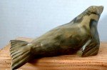 Hand-Carved Soapstone Seal and Walrus Sculpture