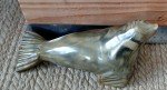 Hand-Carved Soapstone Seal and Walrus Sculpture