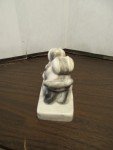 Inuit Carving: Man, Child, Sled, and Dogs