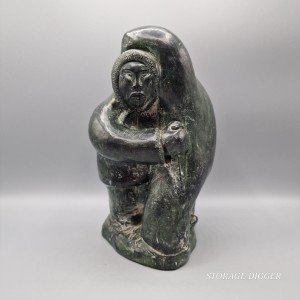 Wolf Sculpture - Inuit Stone Carving 10