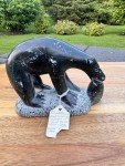 1976 Inuit Stone Carving of Polar Bear