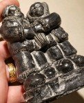 Handmade 1990s Inuit Soapstone Wolf Carving