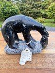 1976 Inuit Stone Carving of Polar Bear