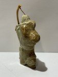 Signed Donny Pitsiulak Inuit Hunter Stone Carving