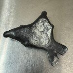 Inuit Art Soapstone Crossed Seals Figurine