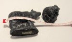 Wolf and Bear Soapstone Carvings Set