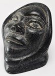 1982 Woman's Face Soapstone Carving by Nalukturuk