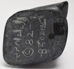 1982 Woman's Face Soapstone Carving by Nalukturuk