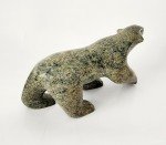 Stalking Polar Bear Inuit Art Carving