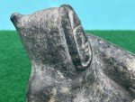 Signed Inuit Stone Sculpture: Rider with Harness