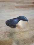 Hand Carved Inuit Soapstone Bird Sculpture