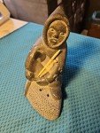 Hand-Carved Inuit Soapstone Sculpture from Canada