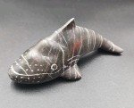 Vintage Inuit Soapstone Whale Carving - 6