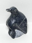 Signed Vintage Inuit Soapstone Bird Carving