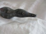 Inuit Carved Stone Bird Sculpture 6.25