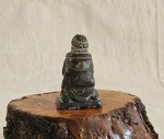 Inuit Carved Stone Woman Eskimo Vintage Statue