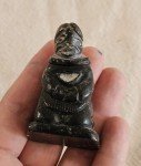 Inuit Carved Stone Woman Eskimo Vintage Statue
